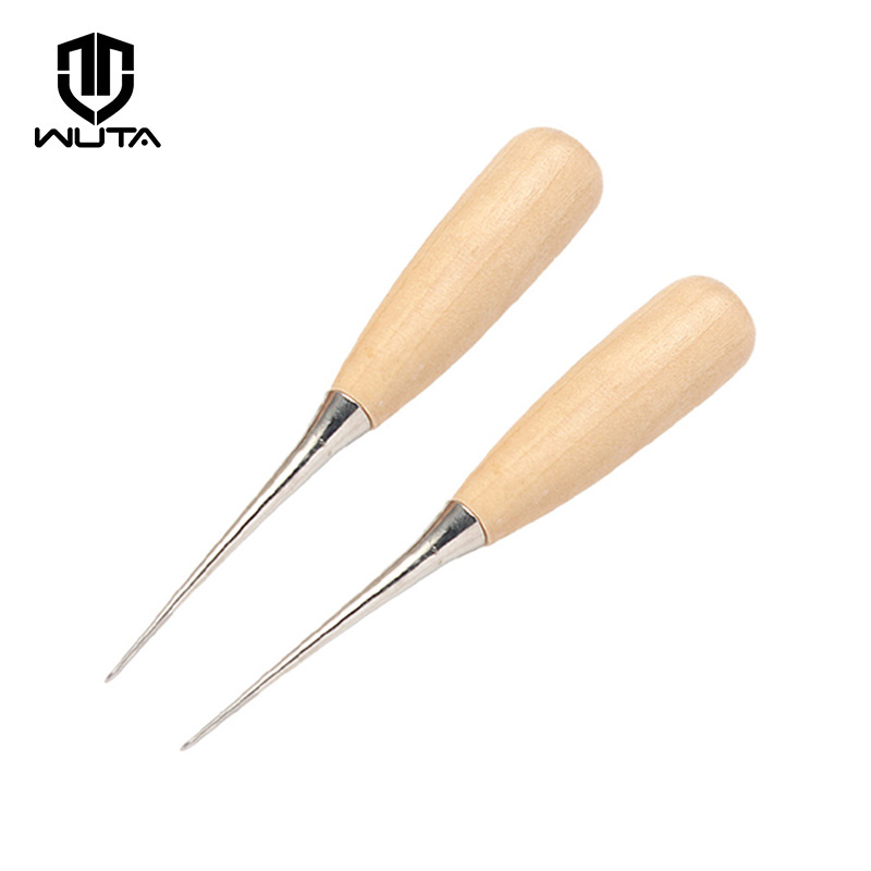 Leatherwork Awl - WUTA 2ชิ้นมือเย็บ Awl เครื่องมือหัตถกรรมเครื่องหนังรู Punch เครื่องมือเย็บ