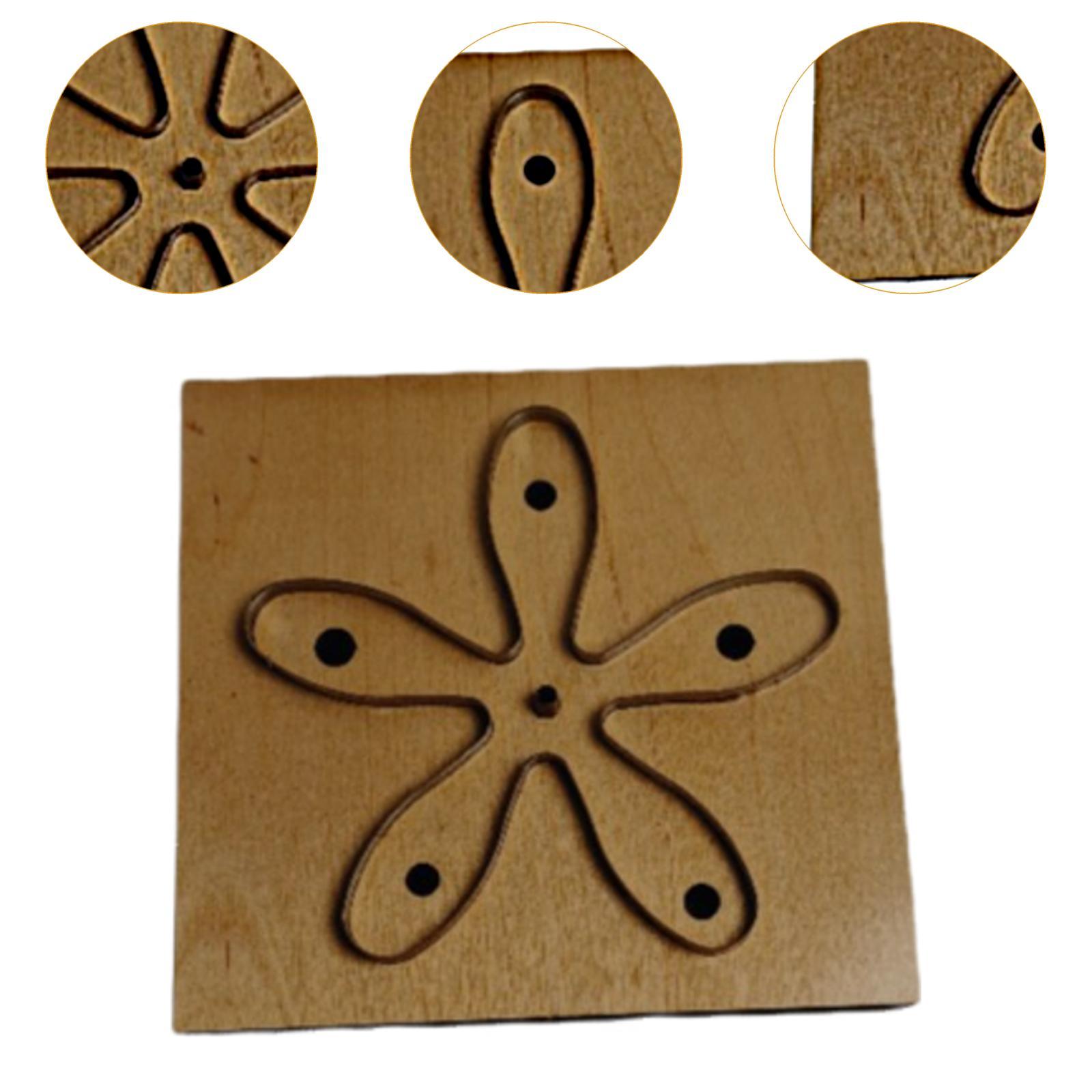 Leatherwork Free Patterns - แม่พิมพ์ตัดหนัง DIY ทำมือจากไม้และโลหะ สำหรับลายหนังและชุดเครื่องมือทำงาน