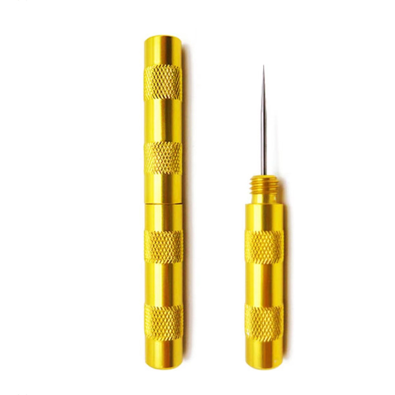 Leatherwork Awl - เครื่องมือเจาะรูสำหรับงานเย็บ jahit kulit ขนาดเล็กสำหรับงานเย็บปักหนังงานเย็บปักงานฝีมือแบบทำมือ