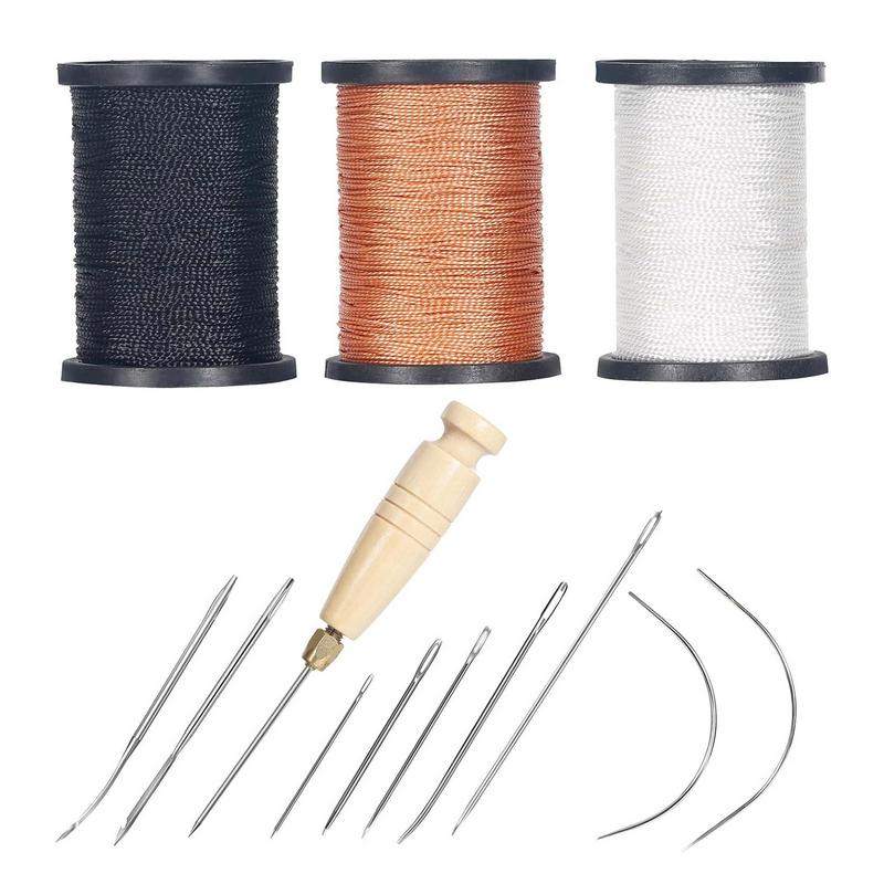 Leatherwork Awl - ชุดเย็บหนัง Heavy Duty ชุดเย็บผ้า Leatherworking ชุดเครื่องมือเย็บด้ายเข็ม
