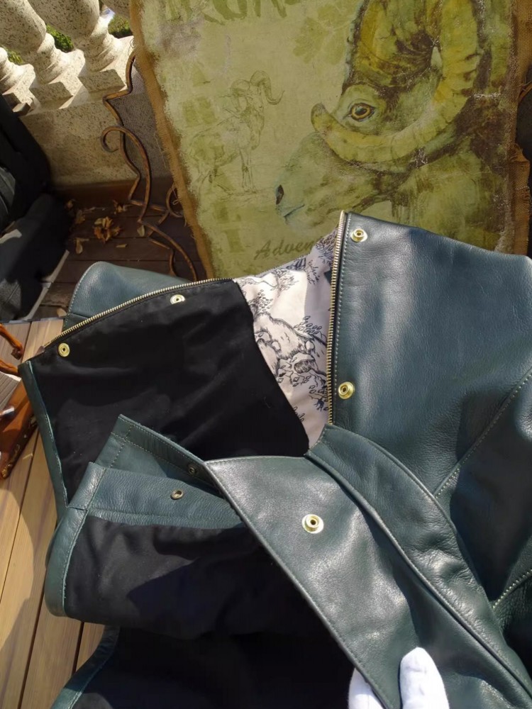 บุรุษเสื้อหนังวัวแท้เสื้อล่าสั - Leather Work Jacket Mens บทวิจารณ์และราคา