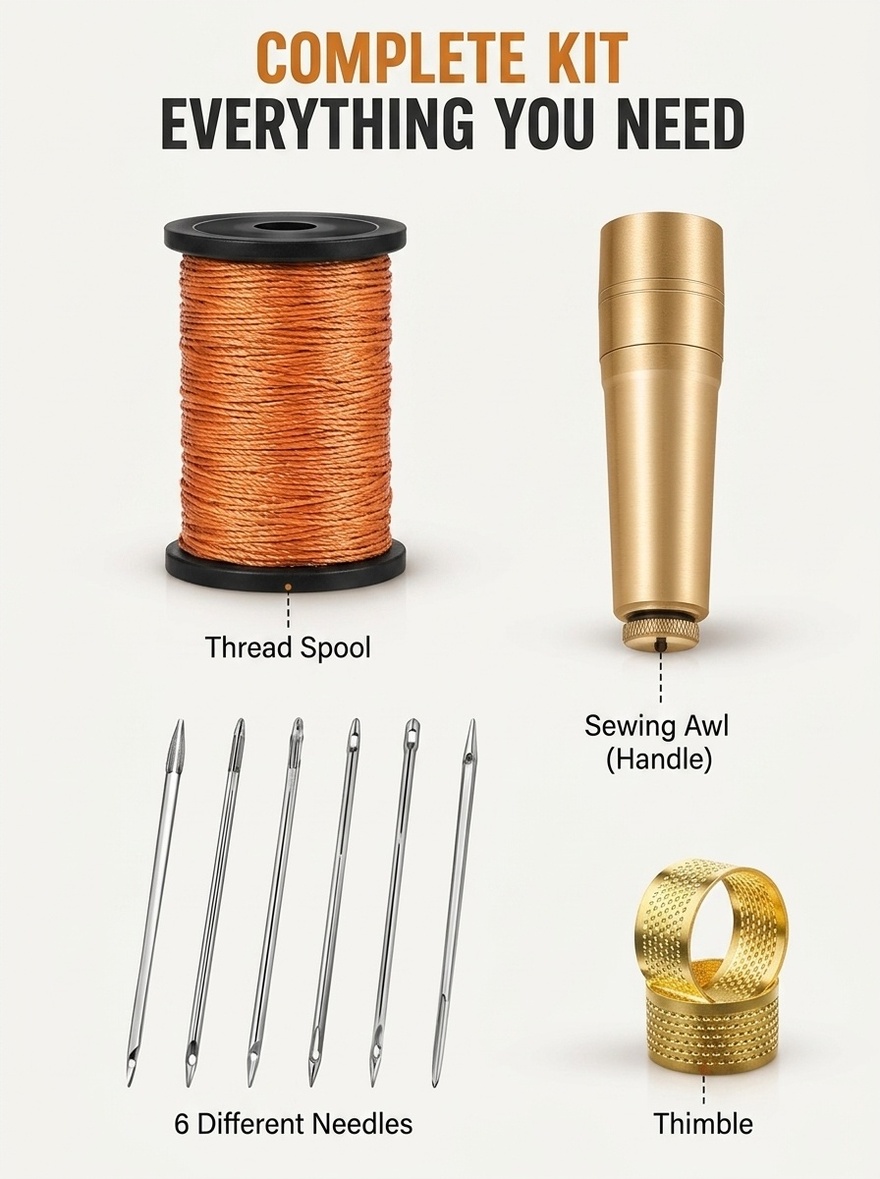 เครื่องมือเย็บหนัง, เข็มเย็บมื - Leatherwork Awl บทวิจารณ์และราคา