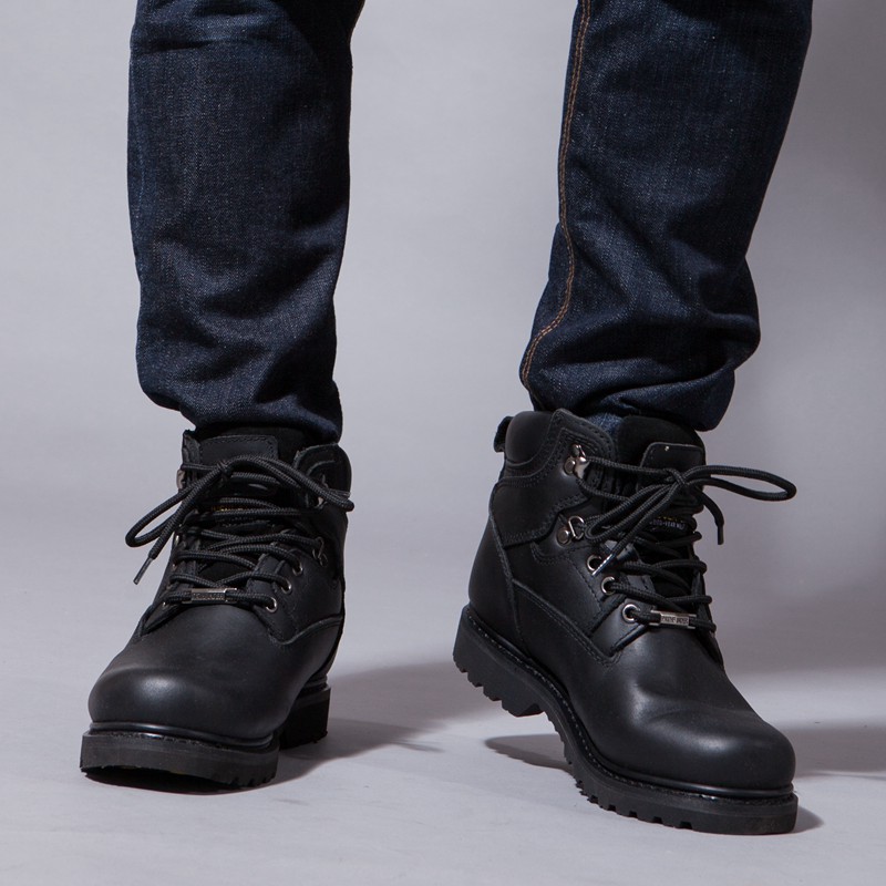 Pf แฟชั่นผู้ชายของแท้หนังรถจัก - Leather Work Fabric บทวิจารณ์และราคา