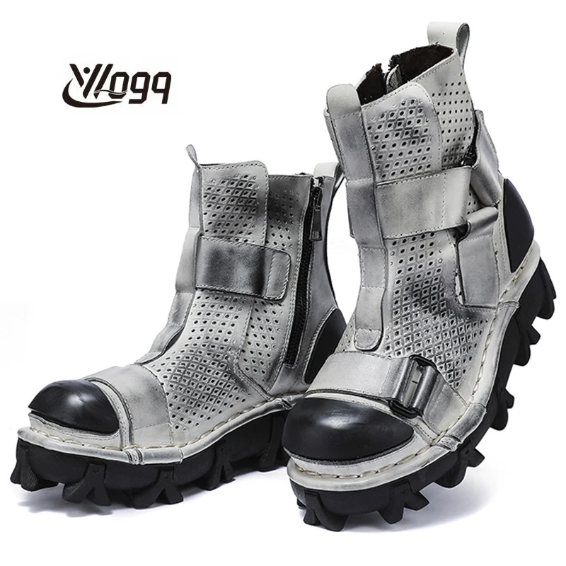 ผู้ชายรองเท้าหนังแท้,Goth Skul - Leather Work Fabric บทวิจารณ์และราคา