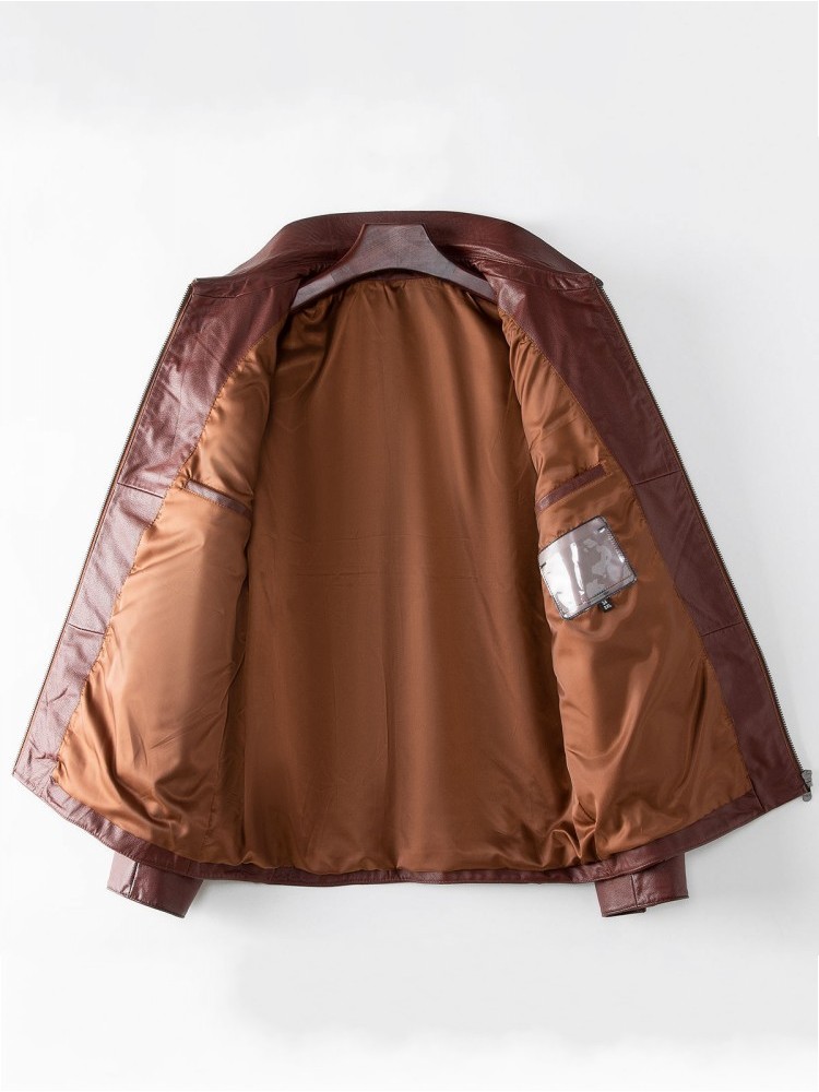 ชุดสูทหนังวัวแท้สำหรับผู้ชายทำ - Leather Work Jacket Mens บทวิจารณ์และราคา
