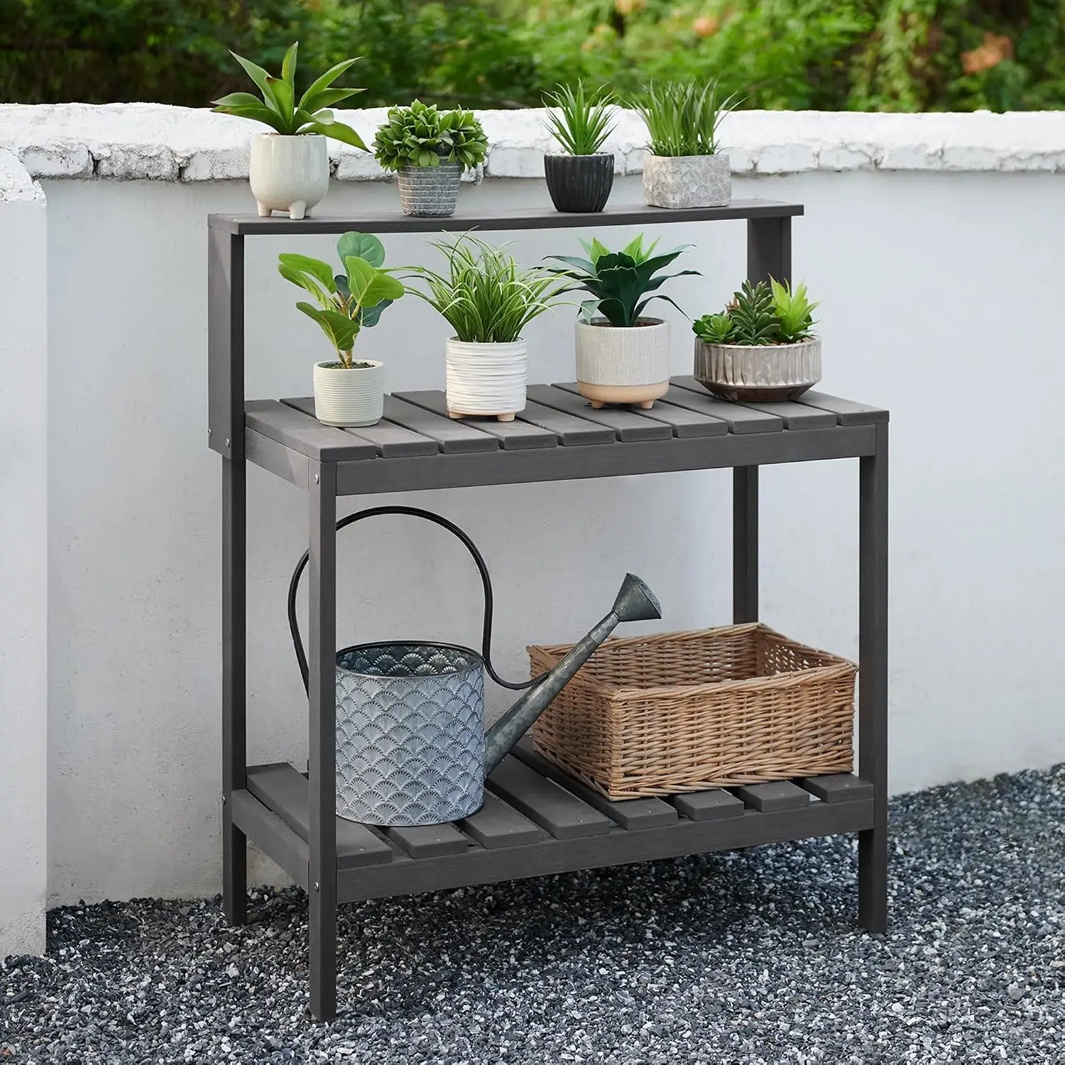 โต๊ะปลูกต้นไม้กลางแจ้ง, โต๊ะปล - Leatherwork Bench บทวิจารณ์และราคา