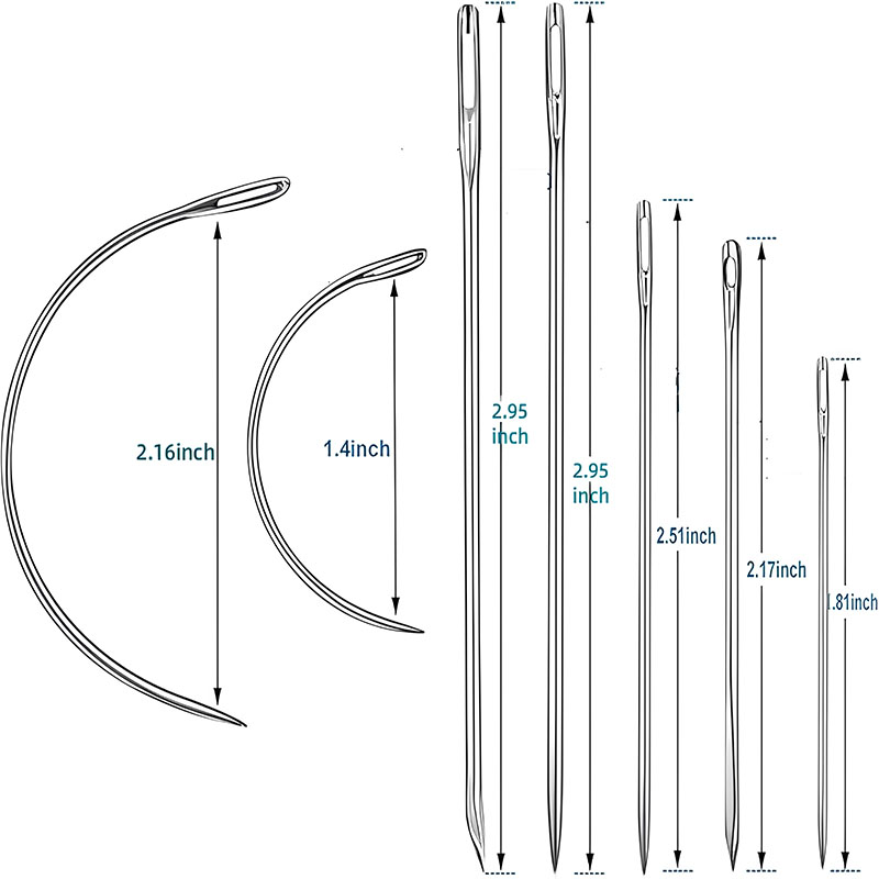 ชุดเข็มเย็บหนังแบบโค้ง พร้อมอุ - Leatherwork Hand Sewing Needles บทวิจารณ์และราคา