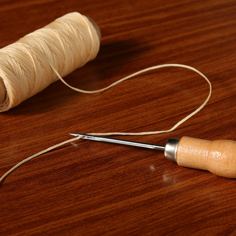 หนัง Awl ไม้ Handle Awls เย็บ  - Leatherwork Awl บทวิจารณ์และราคา