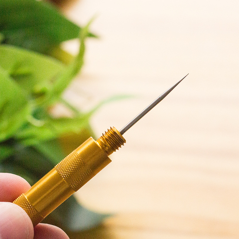 เครื่องมือเจาะรูสำหรับงานเย็บ  - Leatherwork Awl บทวิจารณ์และราคา