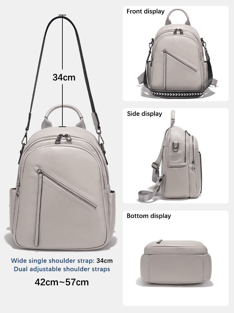 กระเป๋าเป้หนังแท้สำหรับผู้หญิง - Leather Work Womens Backpack บทวิจารณ์และราคา