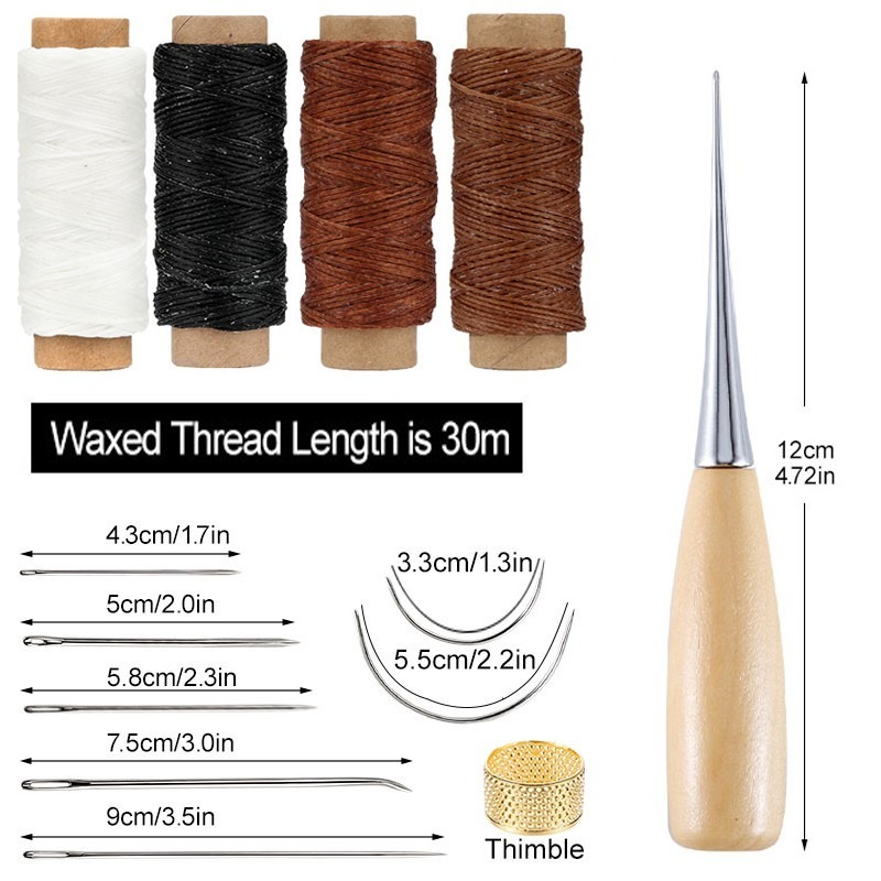 ชุดเย็บหนัง 13 ชิ้น ชุดซ่อมกระ - Leatherwork Awl บทวิจารณ์และราคา