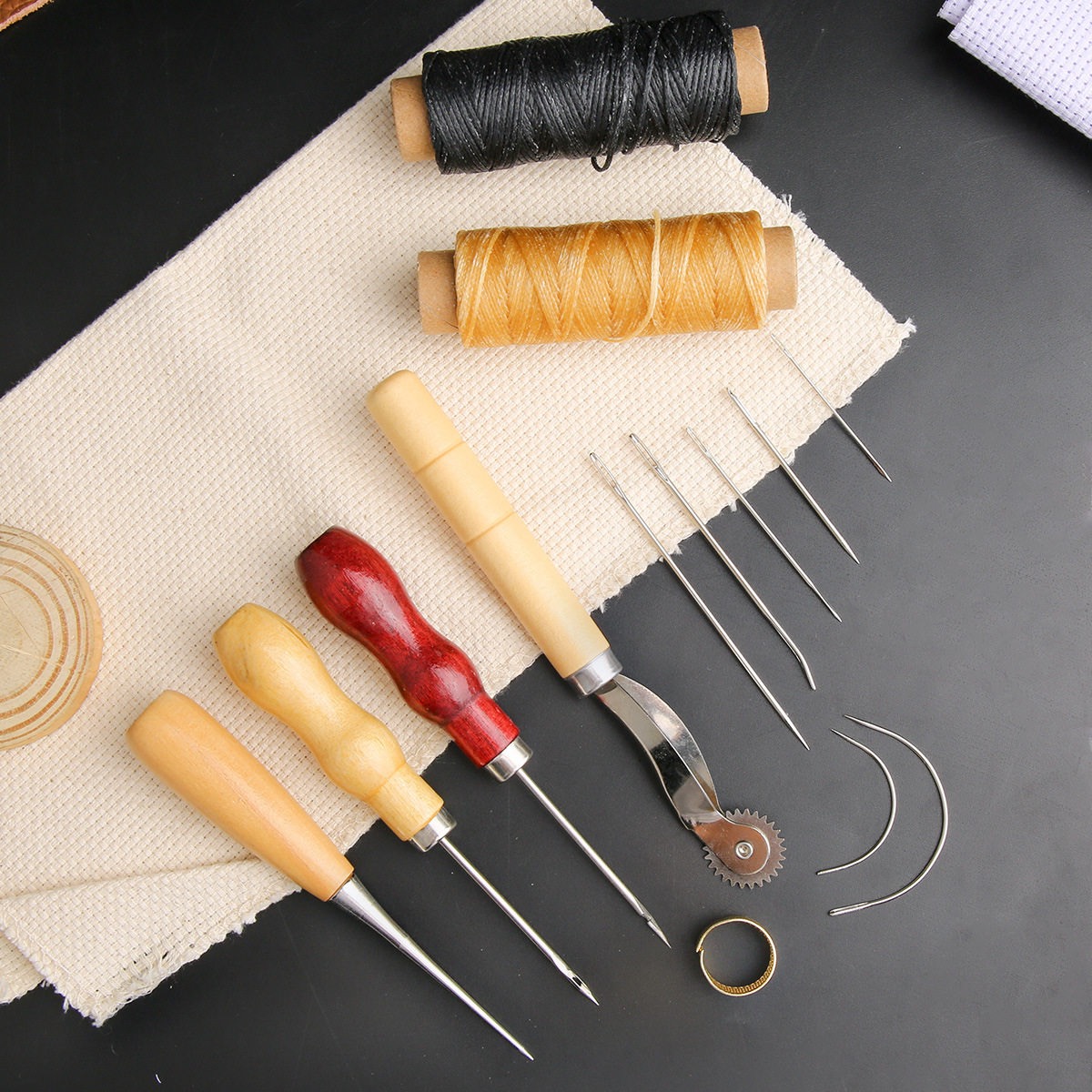 ชุดเย็บหนัง 13 ชิ้น ชุดซ่อมกระ - Leatherwork Awl บทวิจารณ์และราคา