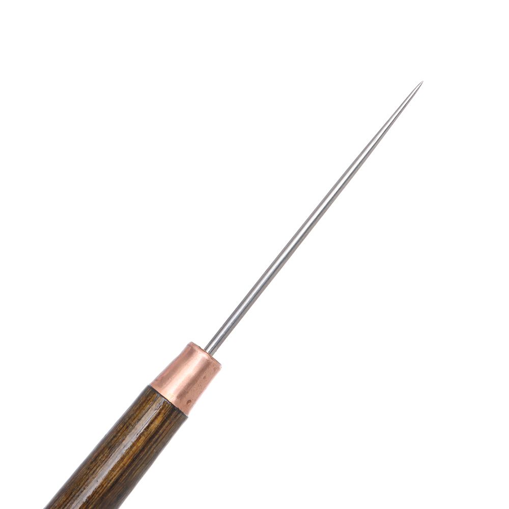 1PC เย็บ Awl ไม้ Handle Alloy  - Leatherwork Awl บทวิจารณ์และราคา