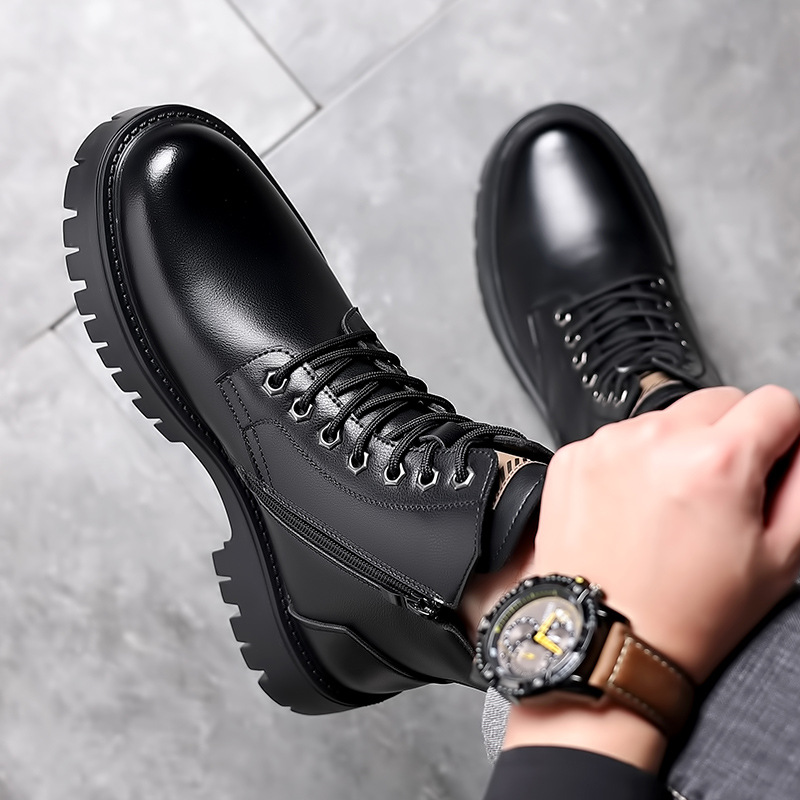 รองเท้าบูทหนังแท้สไตล์คลาสสิกส - Leather Work Fabric บทวิจารณ์และราคา