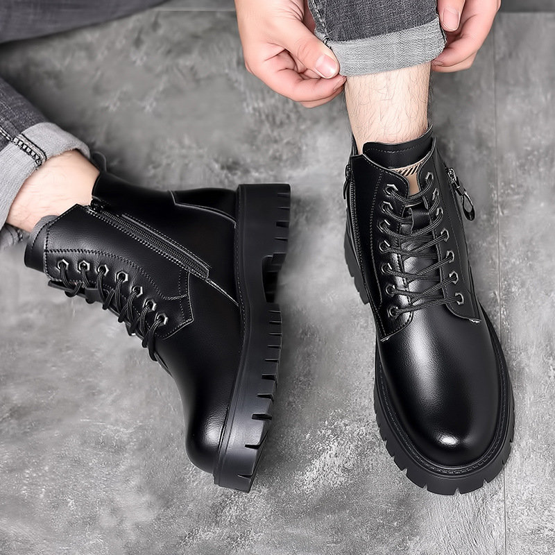 รองเท้าบูทหนังแท้สไตล์คลาสสิกส - Leather Work Fabric บทวิจารณ์และราคา