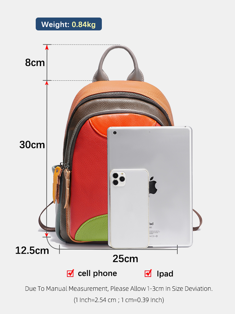 กระเป๋าเป้สะพายหลังหนังแท้สำหร - Leather Work Womens Backpack บทวิจารณ์และราคา