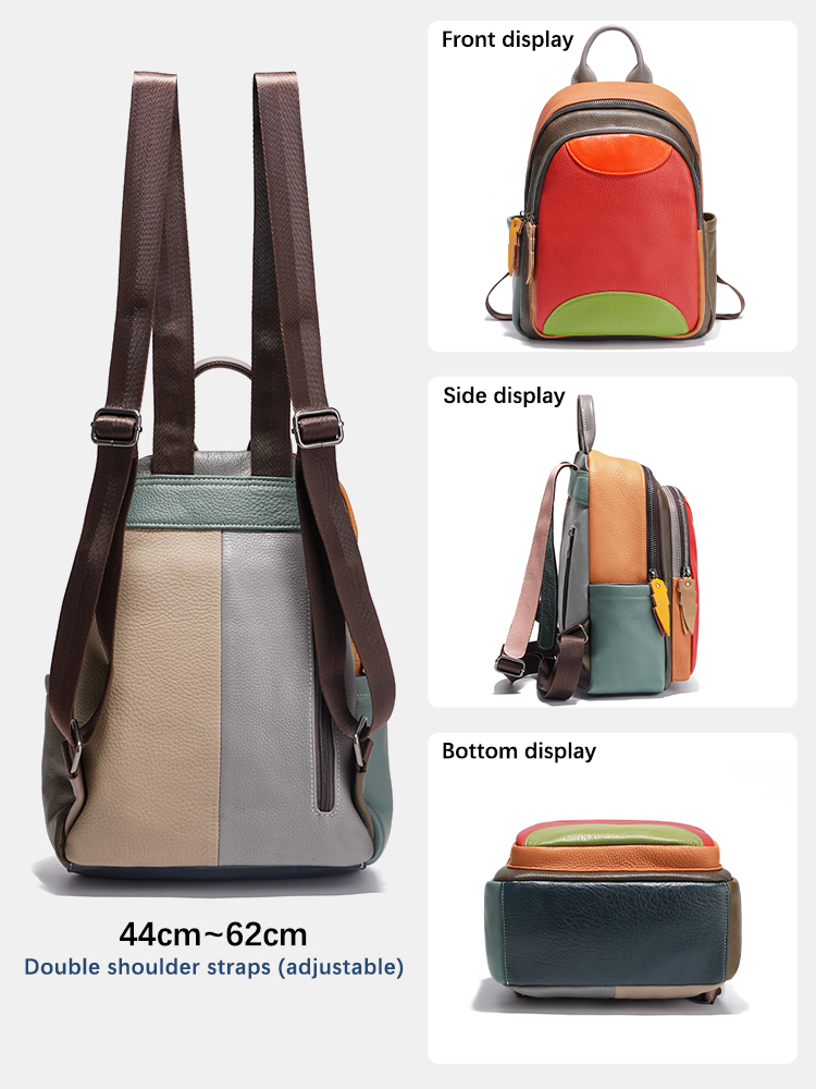กระเป๋าเป้สะพายหลังหนังแท้สำหร - Leather Work Womens Backpack บทวิจารณ์และราคา