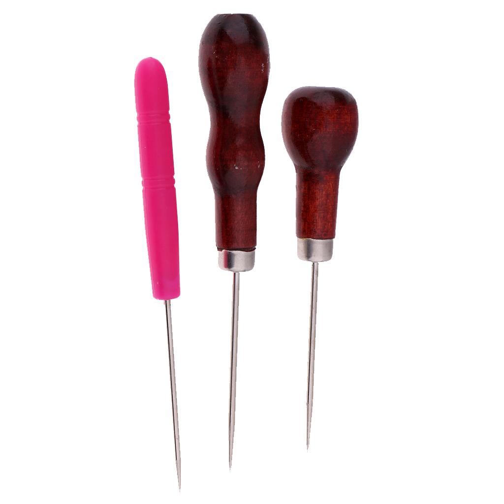 ชุดอุปกรณ์เย็บหนังแบบมืออาชีพ  - Leatherwork Awl บทวิจารณ์และราคา