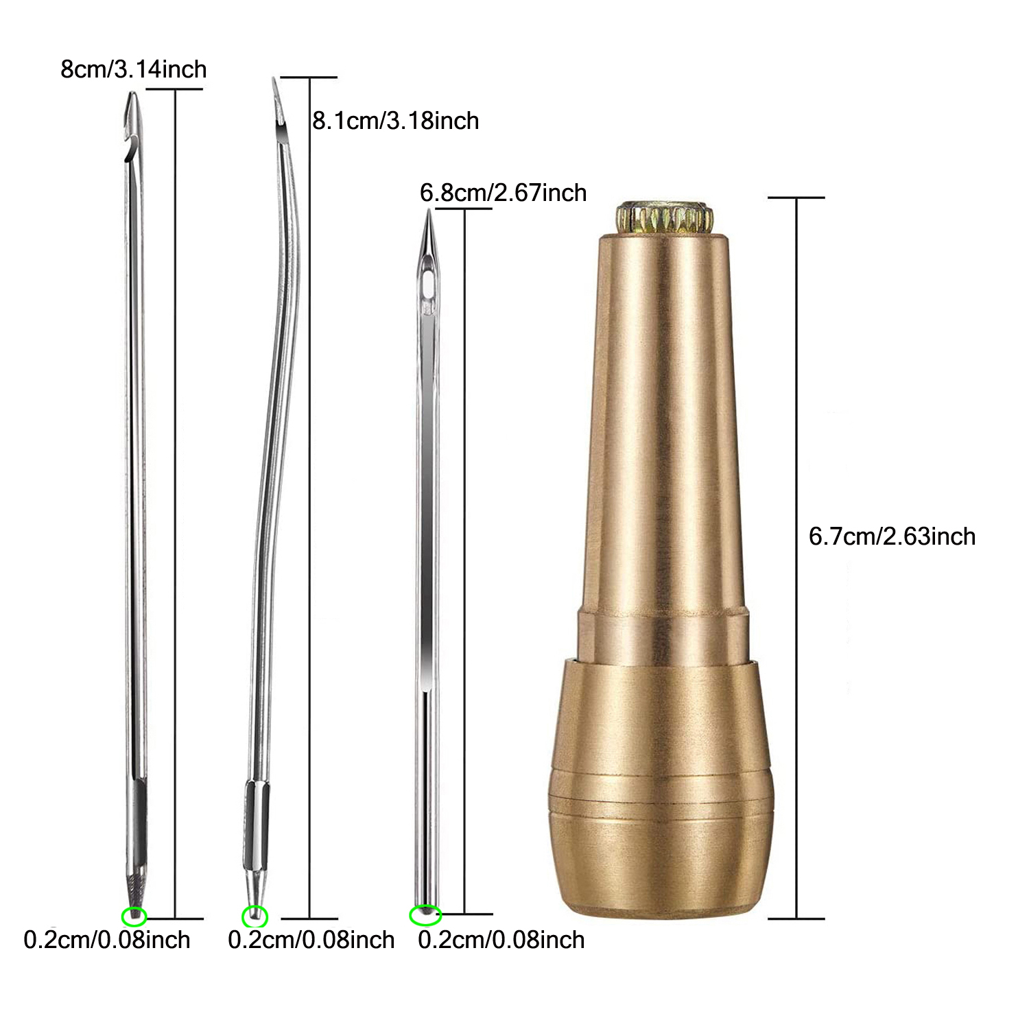 ชุดเย็บผ้าหนัง DIY หนังเย็บ Aw - Leatherwork Awl บทวิจารณ์และราคา
