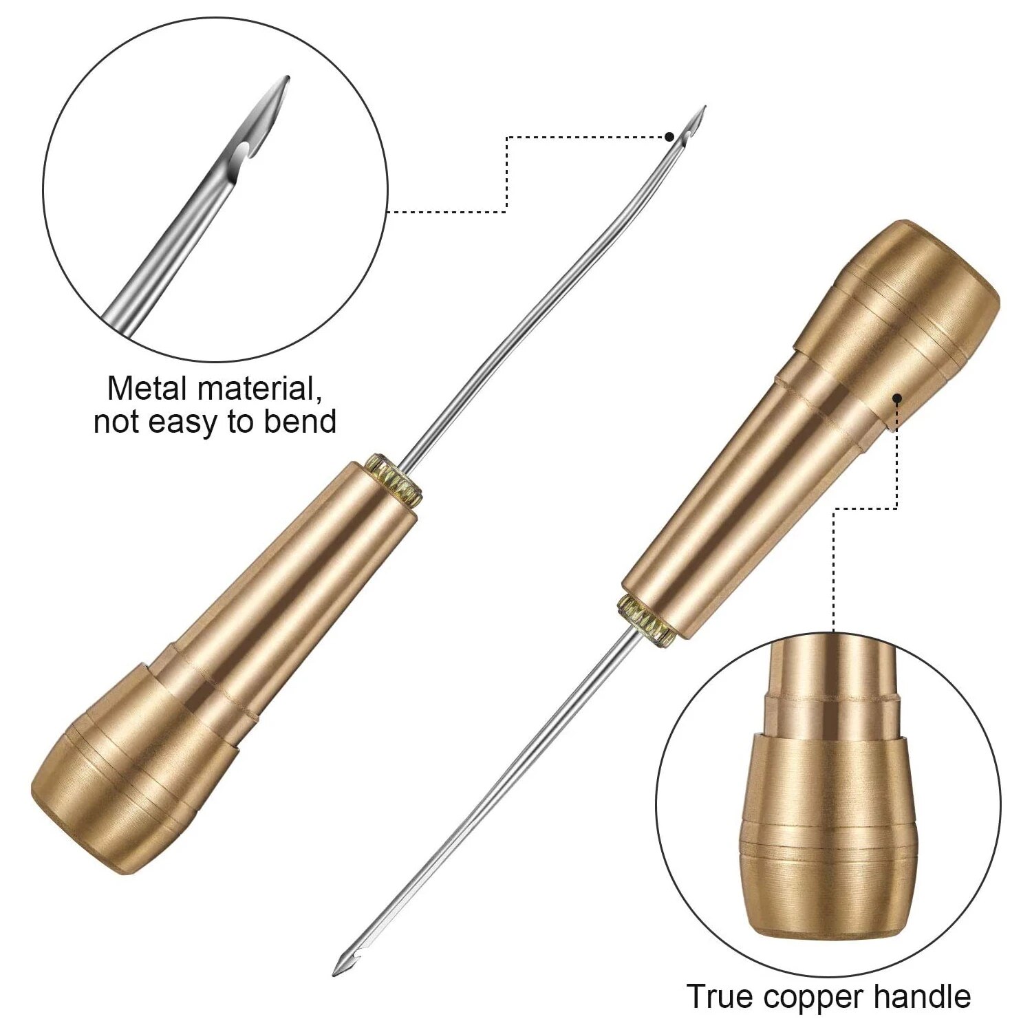 ชุดเย็บผ้าหนัง DIY หนังเย็บ Aw - Leatherwork Awl บทวิจารณ์และราคา
