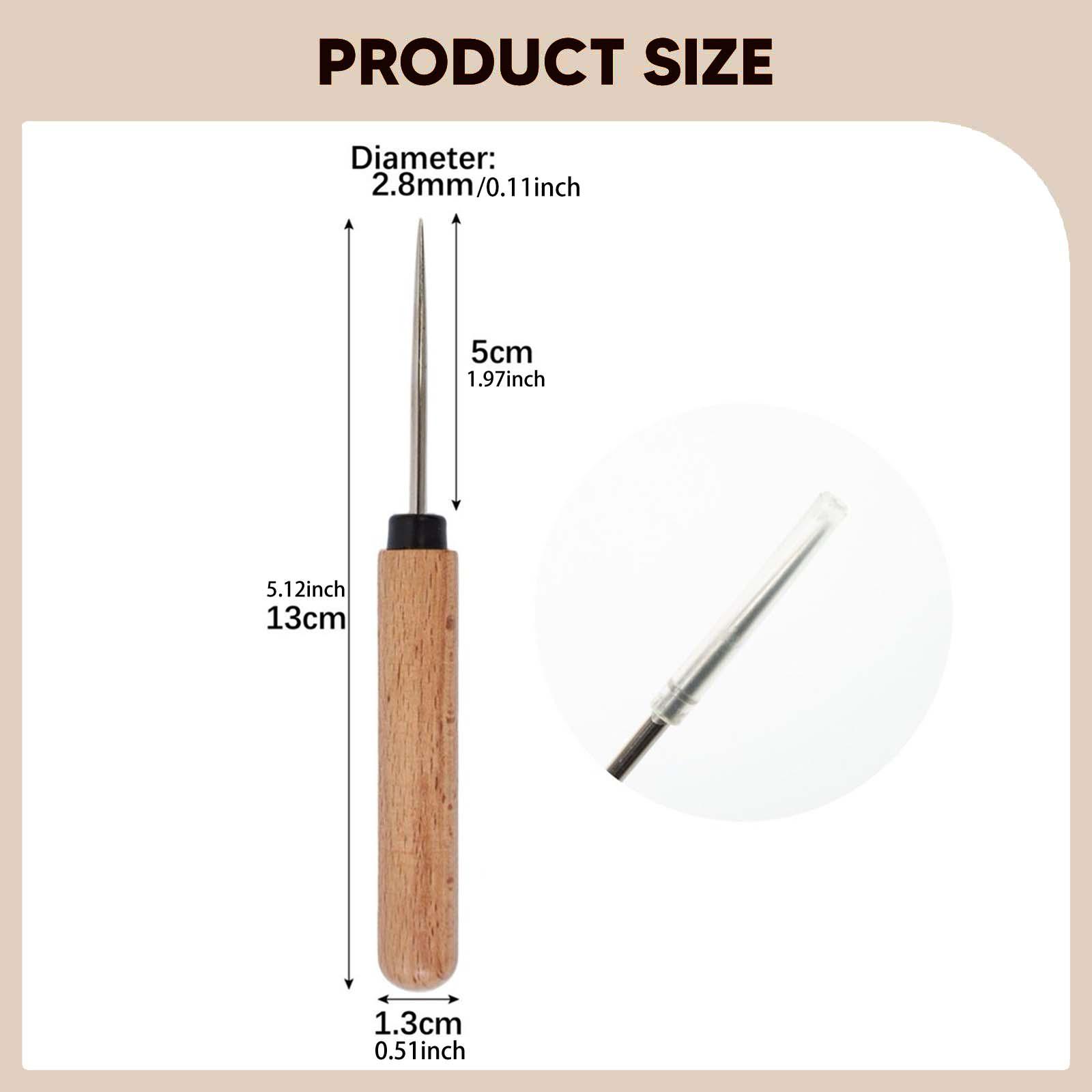 เครื่องมือเย็บหนังแบบพกพา ทำจา - Leatherwork Hand Sewing Needles บทวิจารณ์และราคา
