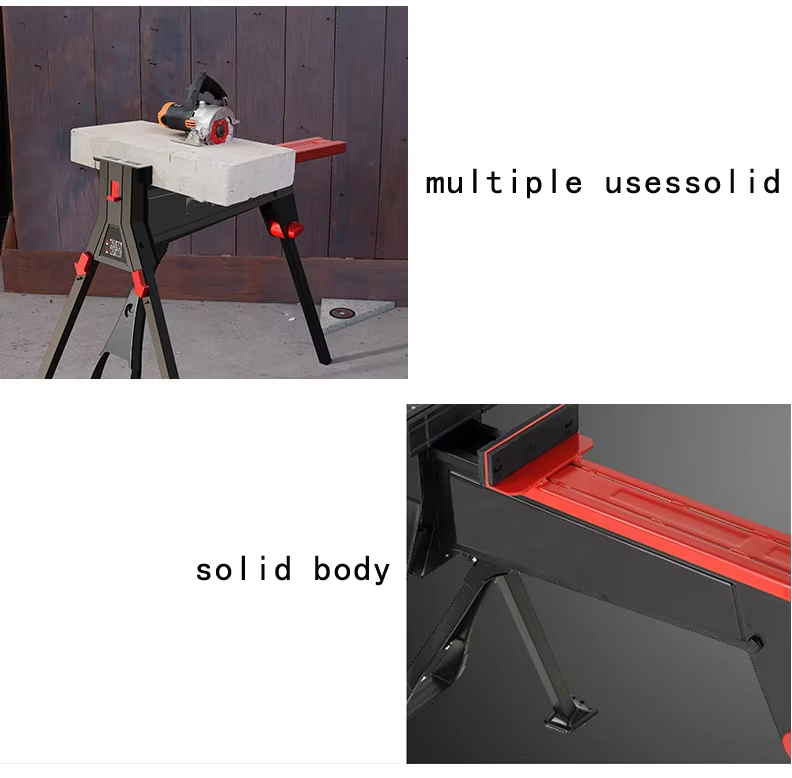 โต๊ะทํางานม้าเลื่อยพับแบบพกพาเ - Leatherwork Bench บทวิจารณ์และราคา