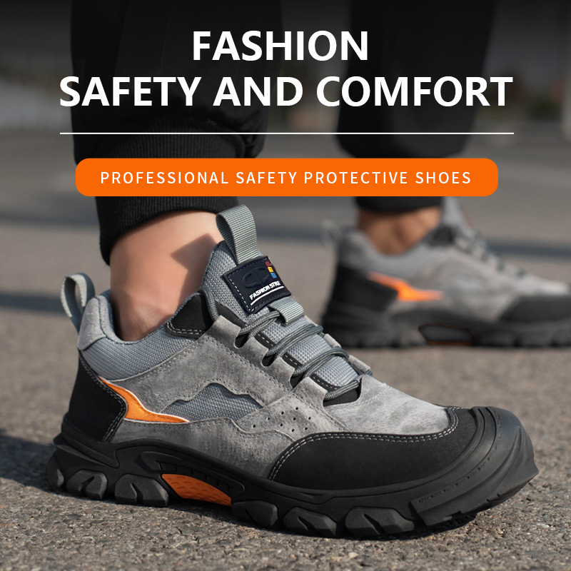 รองเท้าป้องกันการกระแทก รองเท้ - Leather Work Fabric บทวิจารณ์และราคา