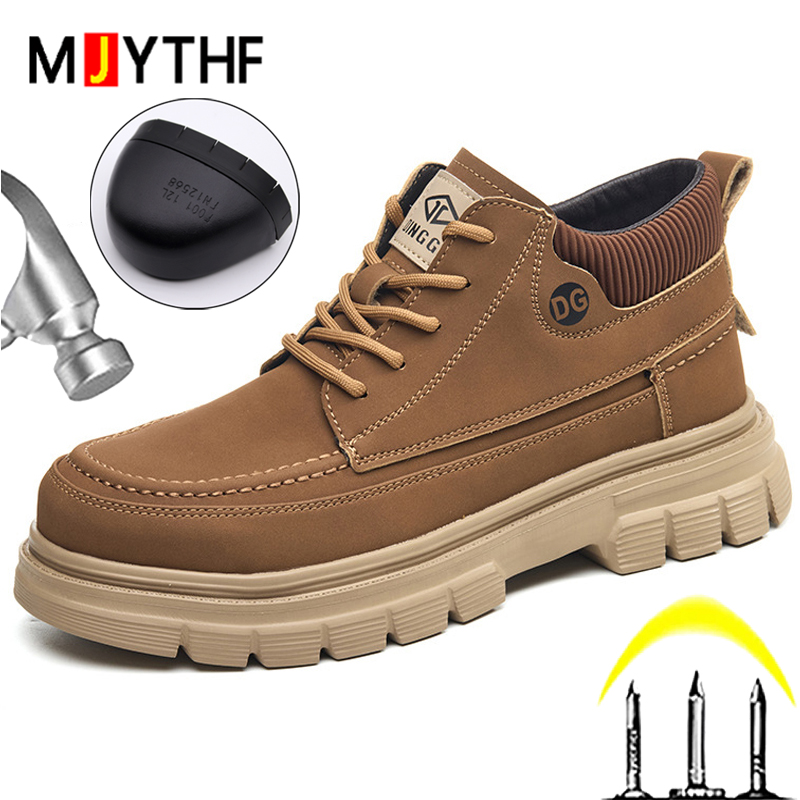 รองเท้าบูทหนังสีดำ รองเท้าผู้ช - Leather Work Fabric บทวิจารณ์และราคา
