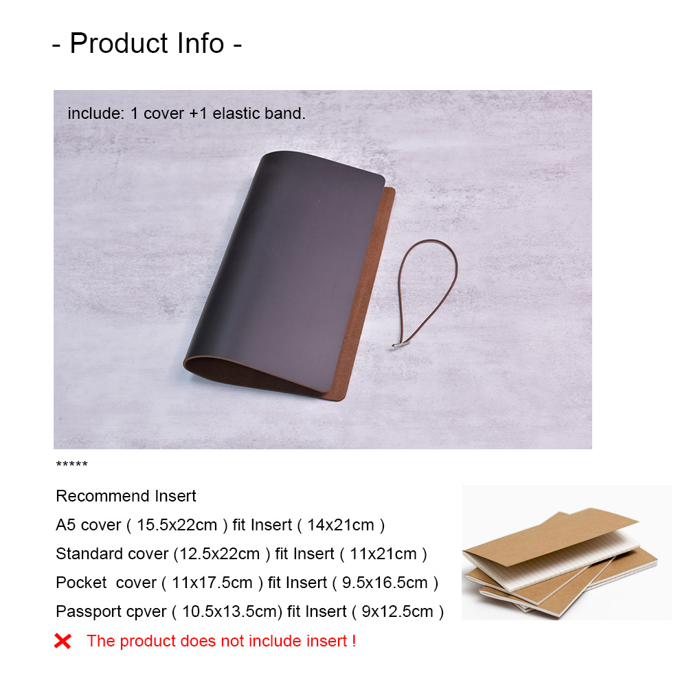 DIY โน้ตบุ๊ค Crazy Horse หนัง  - Leather Work Notebook บทวิจารณ์และราคา