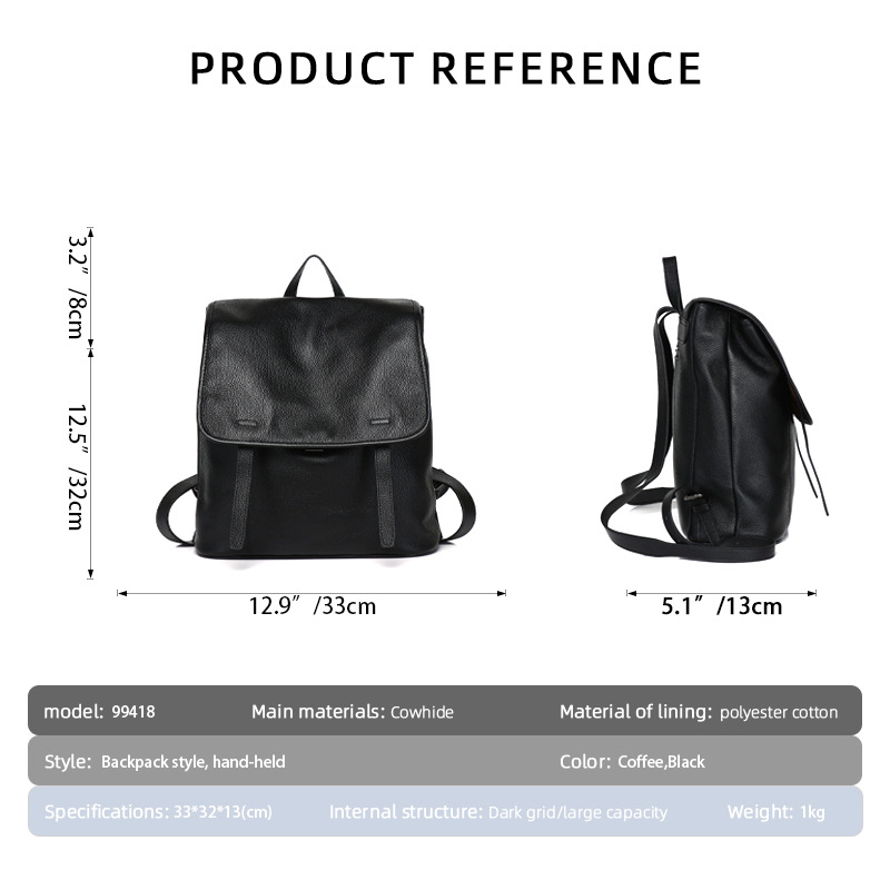 กระเป๋าเป้สะพายหลังหนังวัวแท้ส - Leather Work Womens Backpack บทวิจารณ์และราคา