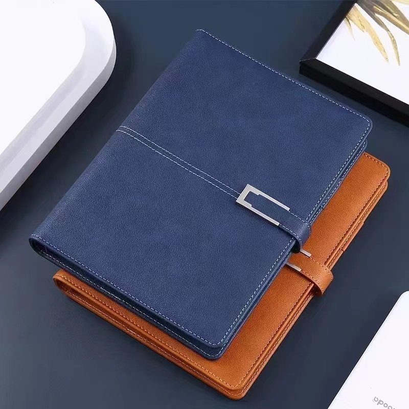 สมุดบันทึกปกหนัง A5 พร้อมช่องใ - Leather Work Notebook บทวิจารณ์และราคา