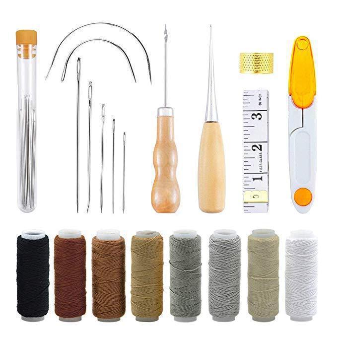 ชุดเย็บหนัง ชุดเครื่องมืองานหน - Leatherwork Hand Sewing Needles บทวิจารณ์และราคา