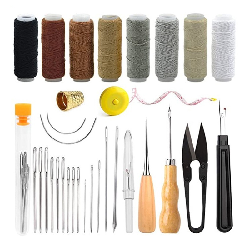 ชุดเย็บหนัง ชุดเครื่องมืองานหน - Leatherwork Hand Sewing Needles บทวิจารณ์และราคา