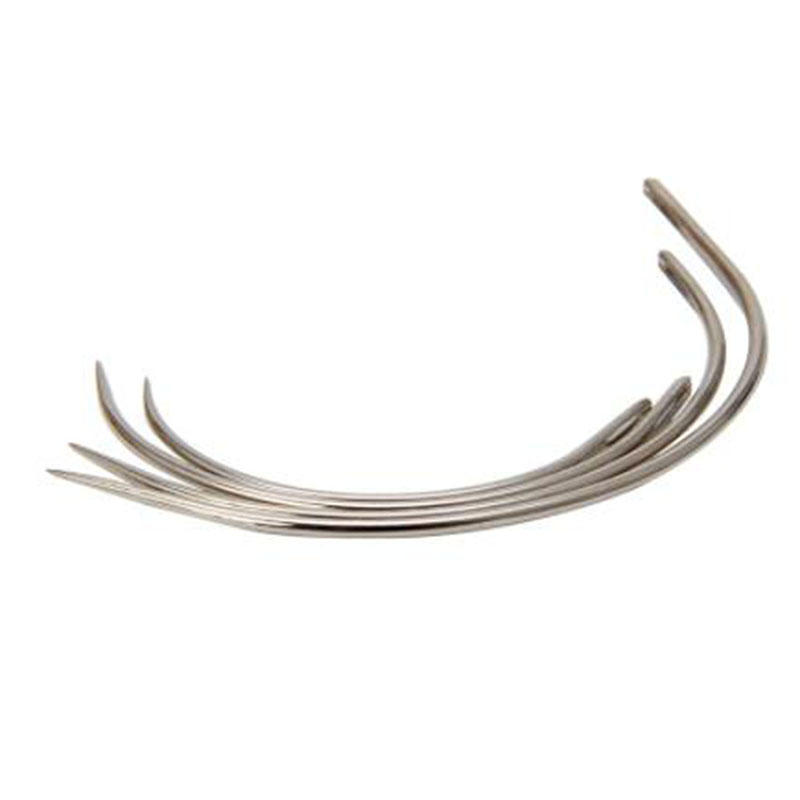 ชุดเข็มโค้งขนาดใหญ่ 4 ชิ้น สีเ - Leatherwork Hand Sewing Needles บทวิจารณ์และราคา