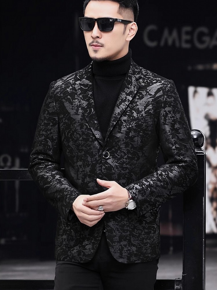 ธุรกิจผู้ชายทํางาน SLIM FIT หน - Leather Work Jacket Mens บทวิจารณ์และราคา