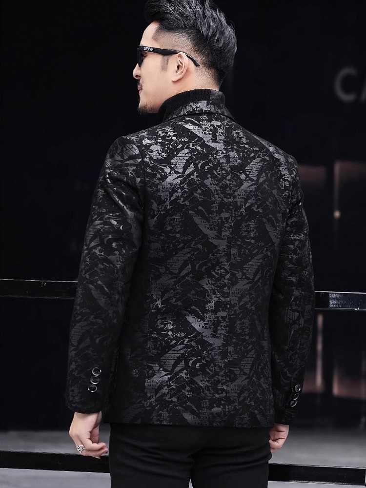 ธุรกิจผู้ชายทํางาน SLIM FIT หน - Leather Work Jacket Mens บทวิจารณ์และราคา