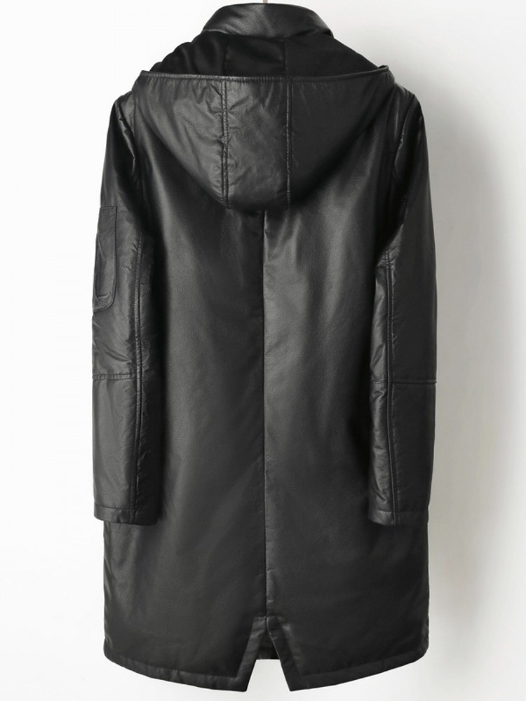 เสื้อโค้ทหนังวัวแท้บุขนเป็ดสำห - Leather Work Jacket Mens บทวิจารณ์และราคา