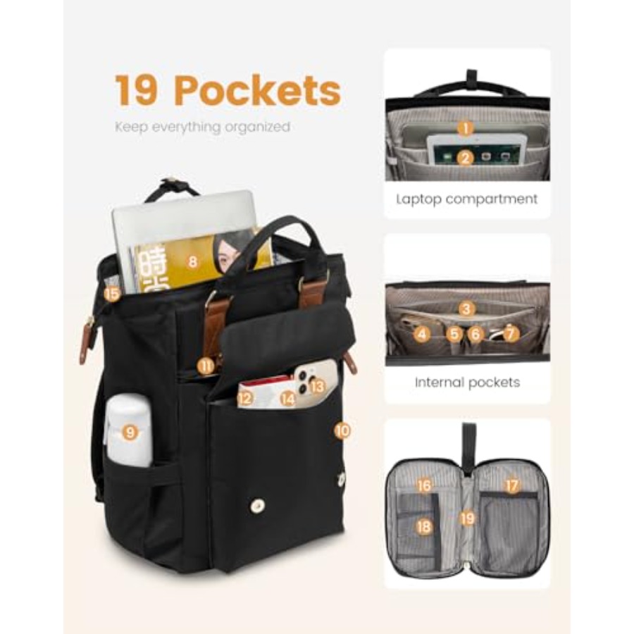 กระเป๋าเป้สะพายหลังสำหรับผู้หญ - Leather Work Womens Backpack บทวิจารณ์และราคา