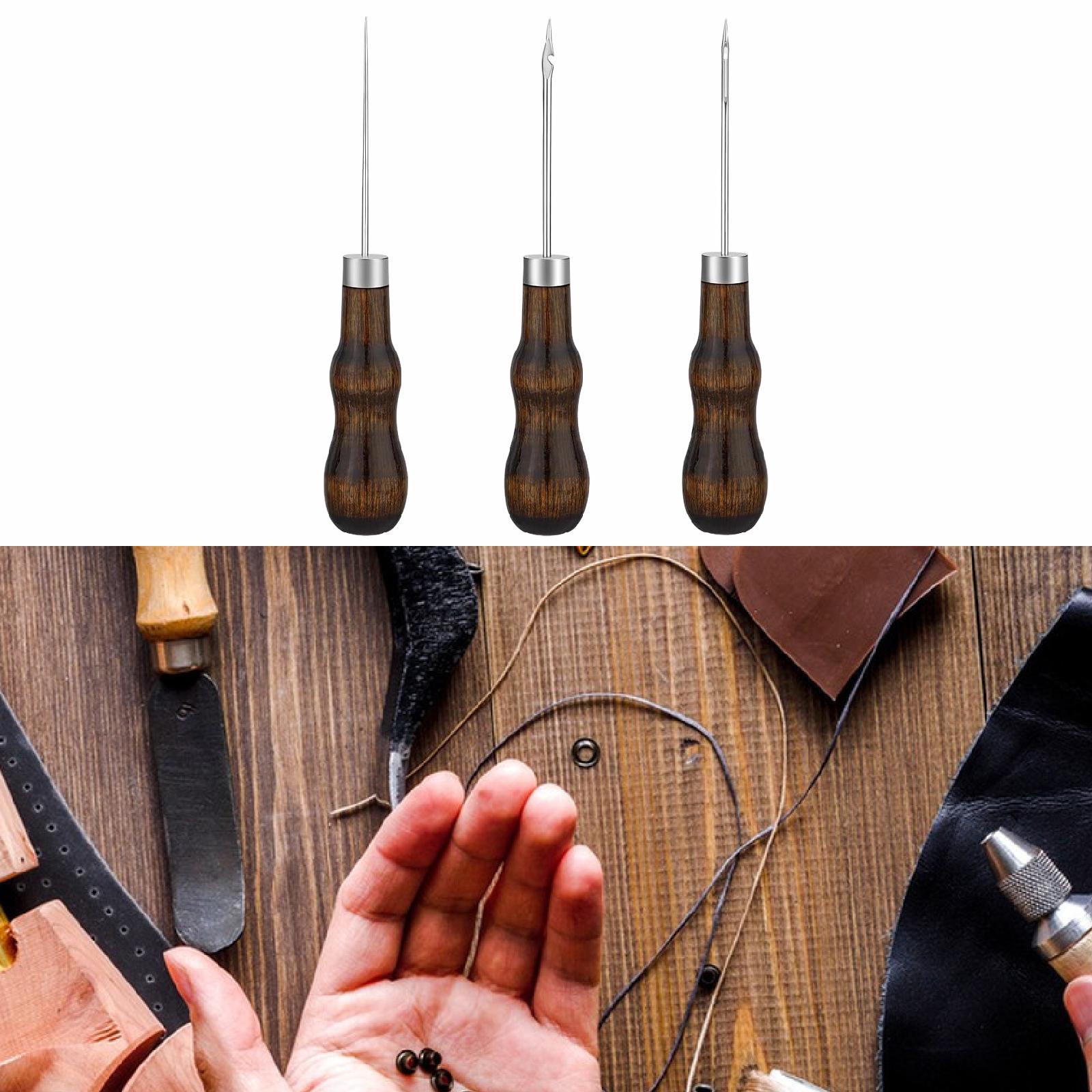 ชุดเข็มเย็บมือพร้อมที่เจาะหนัง - Leatherwork Awl บทวิจารณ์และราคา