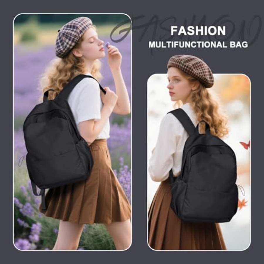 กระเป๋าเป้สะพายหลังสีดำสำหรับผ - Leather Work Womens Backpack บทวิจารณ์และราคา