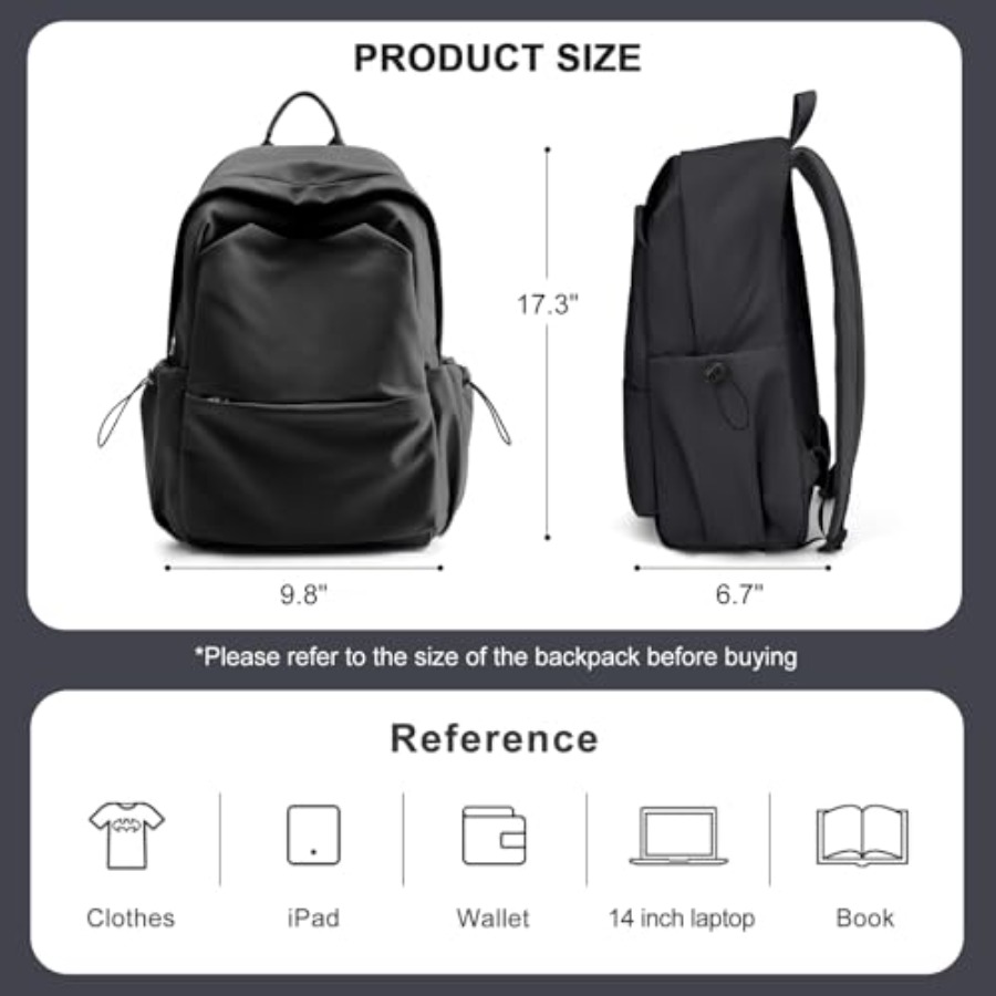 กระเป๋าเป้สะพายหลังสีดำสำหรับผ - Leather Work Womens Backpack บทวิจารณ์และราคา