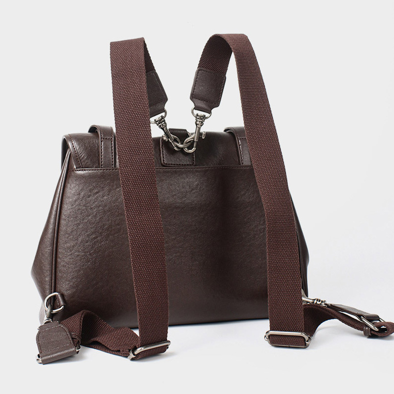 กระเป๋าเป้สะพายหลังหนังนิ่มสไต - Leather Work Womens Backpack บทวิจารณ์และราคา