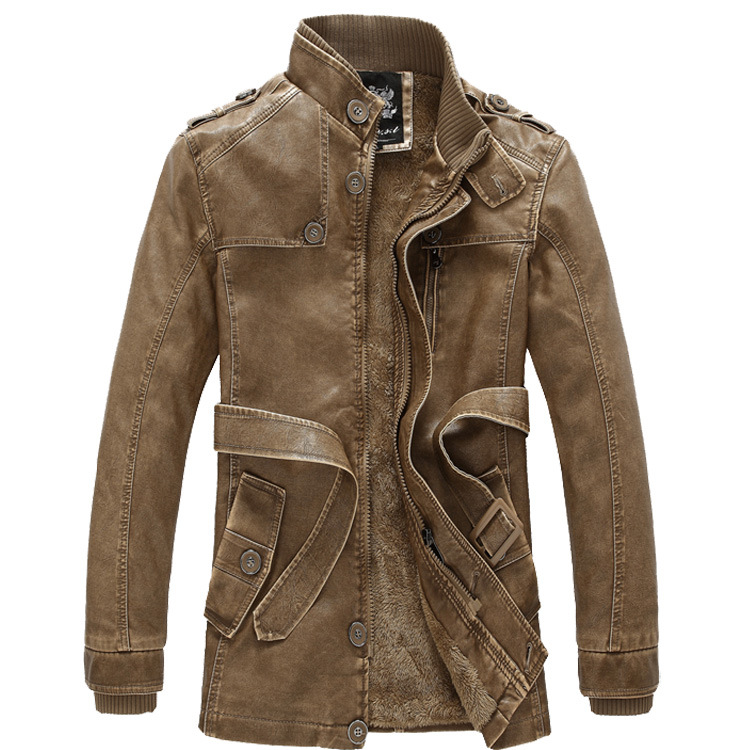 เสื้อแจ็คเก็ตมอเตอร์ไซค์ผู้ชาย - Leather Work Jacket Mens บทวิจารณ์และราคา